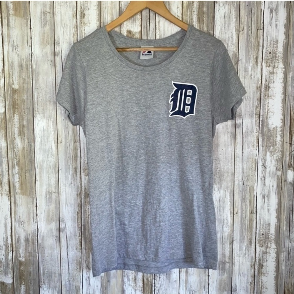Majestic Detroit Tigers Grey Tee - Picture 1 of 3